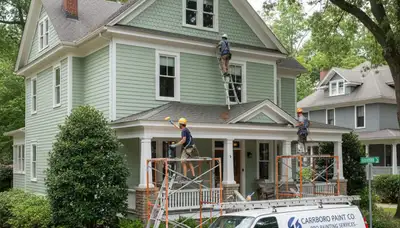 Durham NC painting company delivering professional interior and exterior painting services