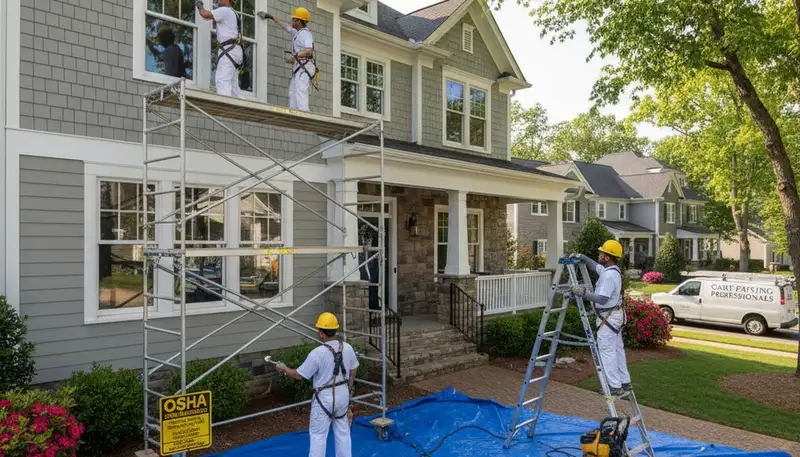Durham, NC painters providing professional interior and exterior painting services for homes and businesses