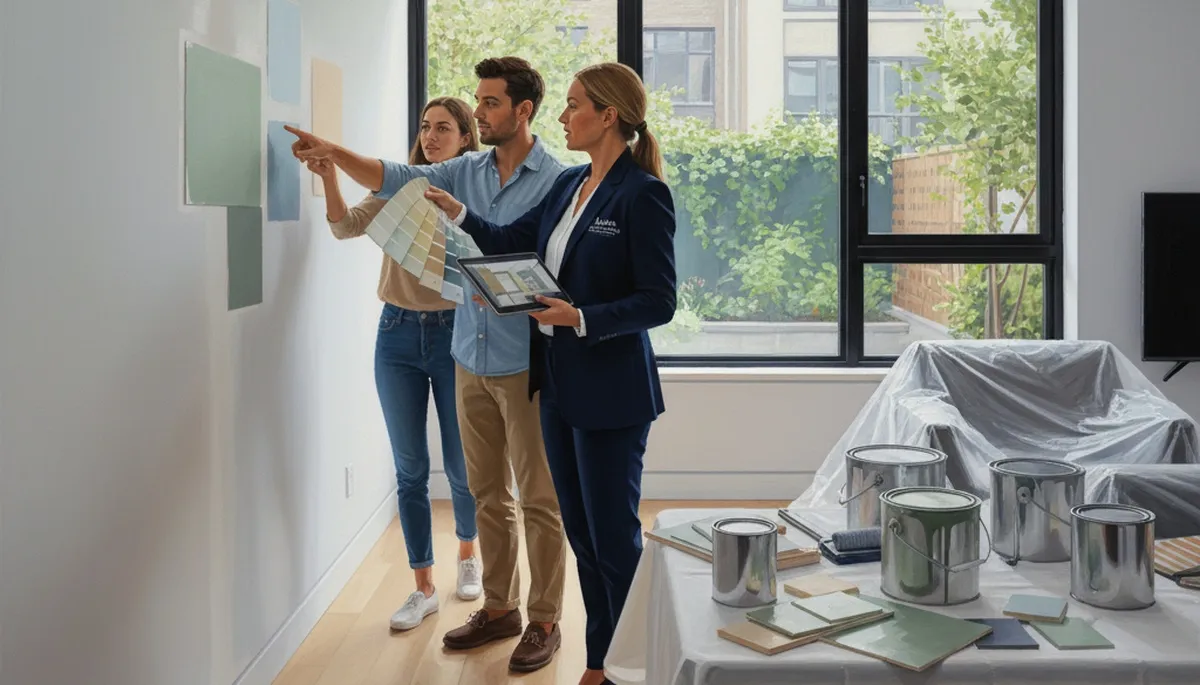 Durham, NC paint color consultation for homeowners choosing interior and exterior colors