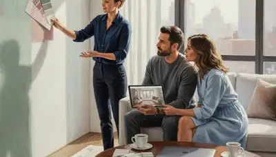 Durham, NC painters providing expert color consultation for home interior paint selection