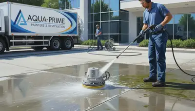 Concrete pressure cleaning service in Durham, NC for driveways, patios, and walkways