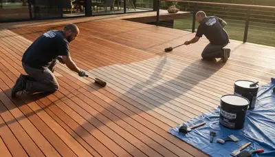 Professional deck staining service in Durham, NC for durable, weather-resistant wood protection