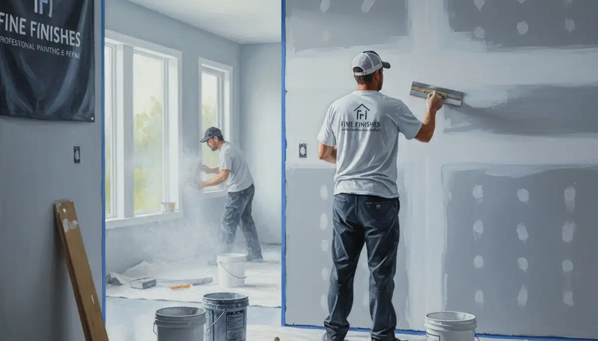 Drywall repair in Durham, NC by Durham Paint Pros for cracks, holes, and moisture damage