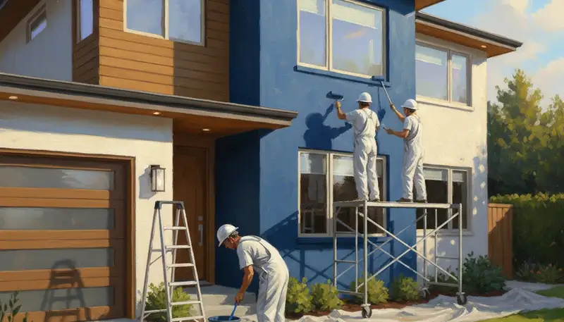 Durham, NC exterior house painting by Durham Paint Pros for durable curb appeal
