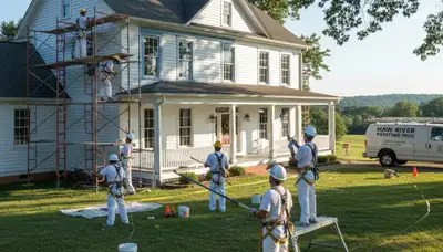 Professional painters serving Durham, NC for interior and exterior residential painting services