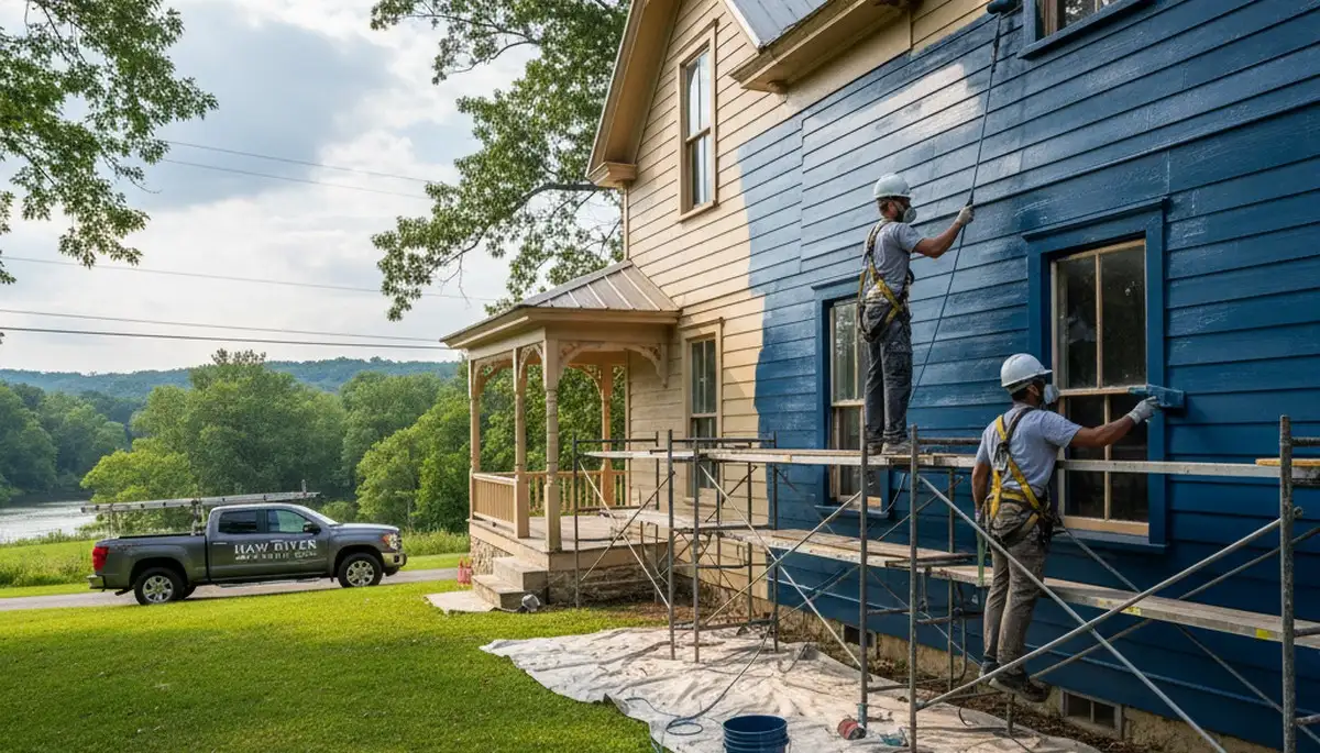 Professional Durham, NC painters providing interior and exterior painting services