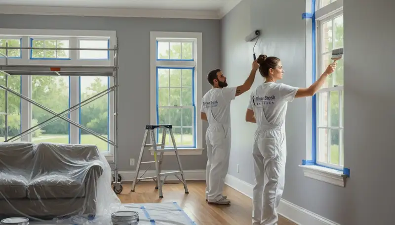 Interior house painting in Durham, NC by Durham Paint Pros for a clean, durable finish