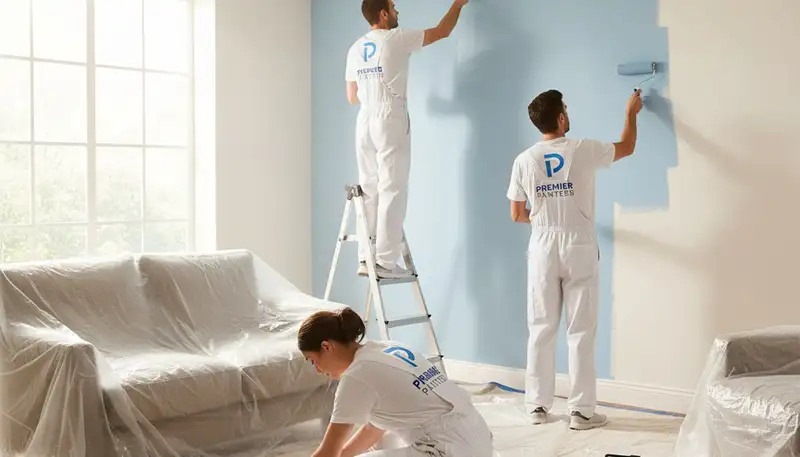 Interior house painting in Durham, NC by Durham Paint Pros with clean, durable finish