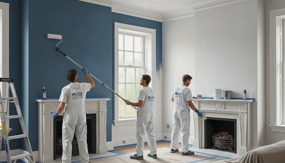 Interior house painting in Durham, NC by Durham Paint Pros for a clean, durable finish