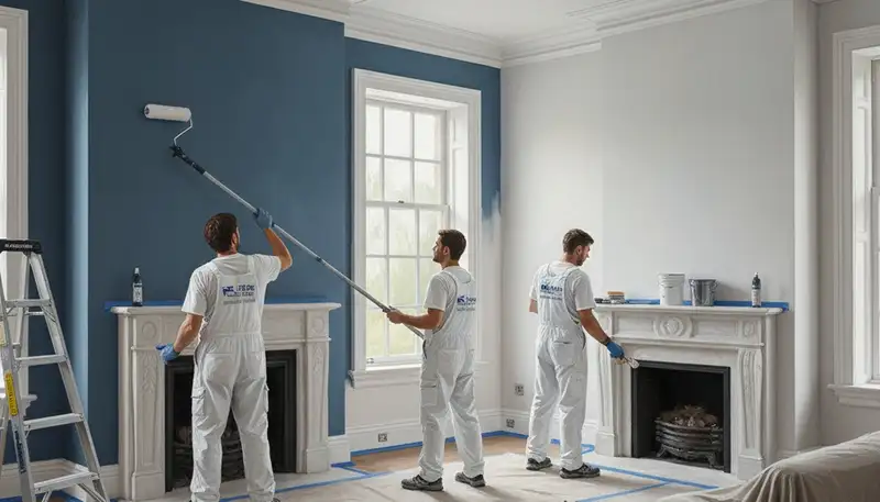 Interior house painting in Durham, NC by Durham Paint Pros for a clean, durable finish