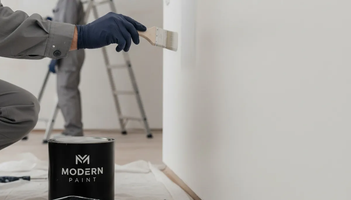 Durham, NC painter fixing wall scuffs and chips with professional paint touch-up service