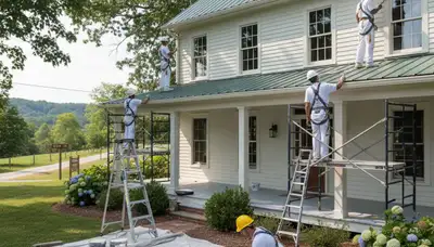 Professional painters serving Durham, NC for interior and exterior home painting projects